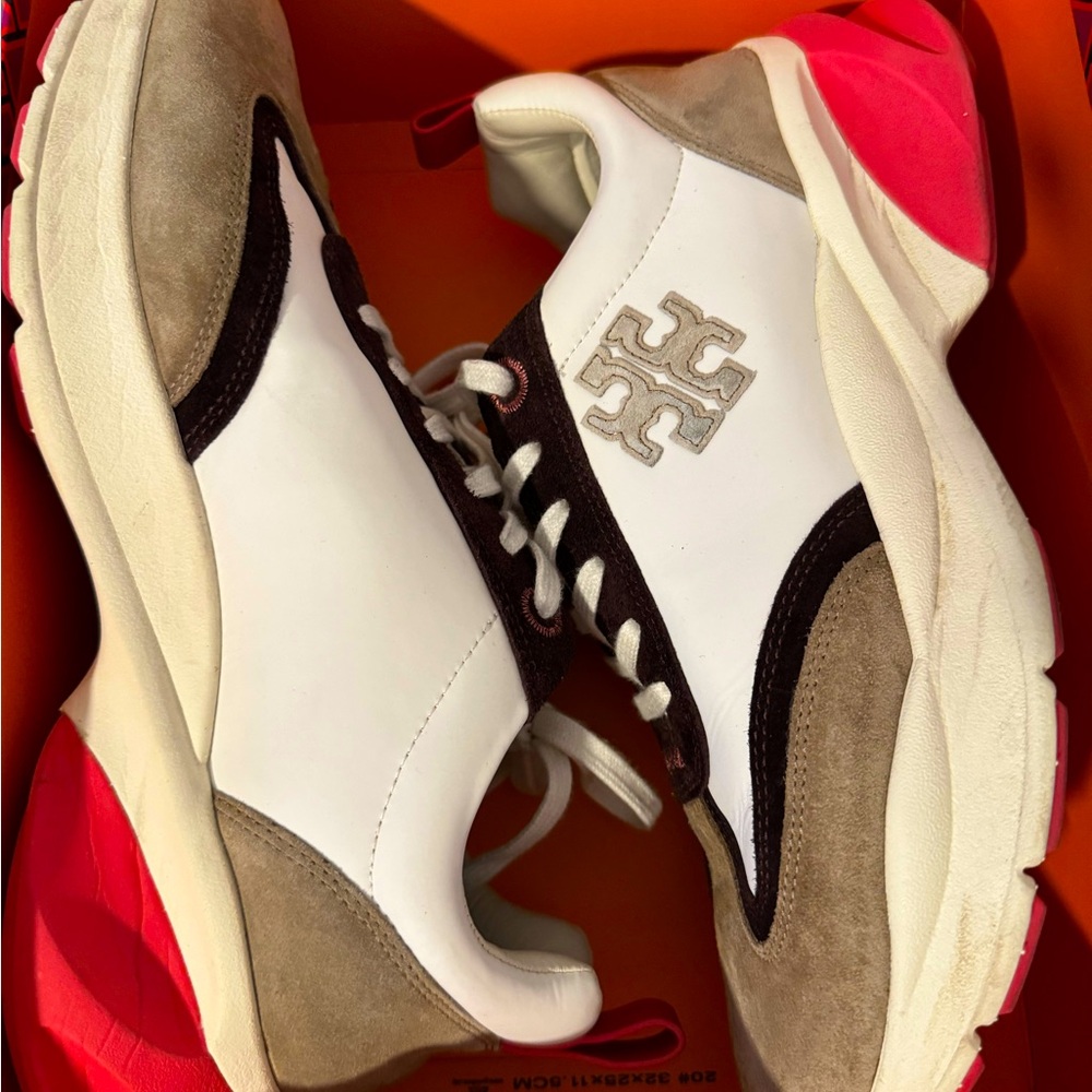 Tory Burch Good Luck Trainer size 12